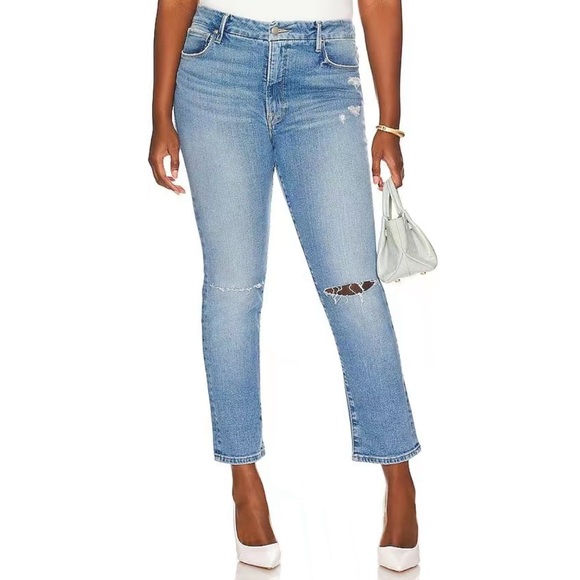 Good American Classic High Rise Skinny Jeans Women’s Plus Size‎ 16